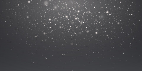 Magic white particles of magic dust and bokeh. © Oleksandr