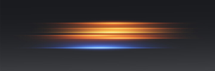 Neon light lines technology abstract background.