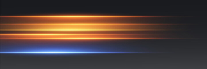 Neon light lines technology abstract background.