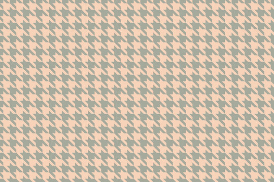 Elegant houndstooth pattern in muted peach and grey.  Perfect for textile design, fashion, backgrounds, or website templates.