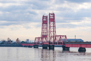 重要文化財に指定されている筑後川昇開橋