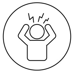 Too Excess Illustration Line Outline Pressure Strain Stress