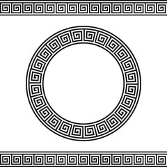 ancient greek frame ornament