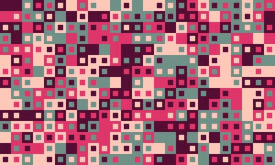 Fototapeta premium Colorful structured mosaic pattern, perfect for graphic textile designs, covers, or creative backgrounds with a touch of modern elegance.
