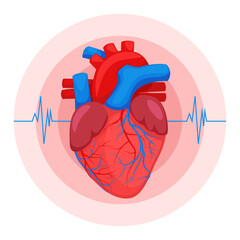 Heart attack, cardiac muscle failure. Cardio hurt, chest pain. Heartache, cardiovascular system disease.