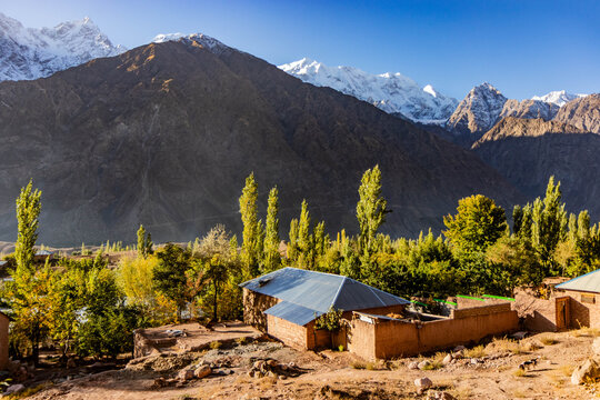 Upper Chitral valley in Pakistan