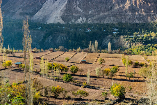 Upper Chitral valley in Pakistan
