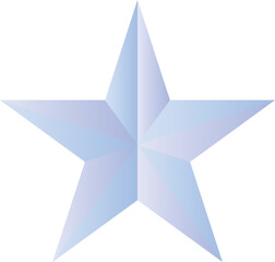 Geometric white star