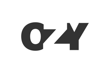 OZY logo design. Initial letter O Z Y bold font style for tech startups, consulting, corporate branding. Creative company name, headlines typography identity, trendy logotype.