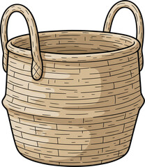 Handwoven Jute Basket