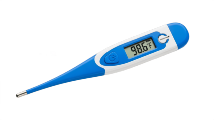 Digital Thermometer isolated on white background