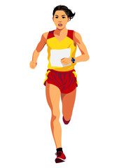 女子マラソンランナー