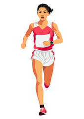 女子マラソンランナー