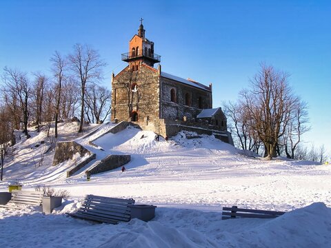 Winter of 2006 in the vicinity of Sleza in Lower Silesia, Poland.