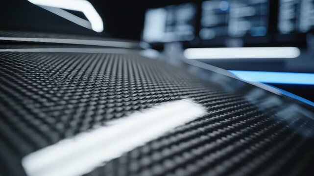 Closeup of textured surface with light