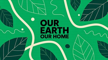 Our Earth Our Home Environmental Concept
