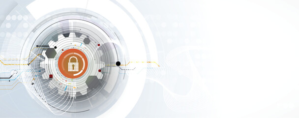 Future cyber technology web services for business and internet project.