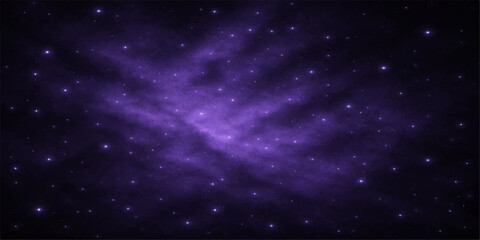 Obraz premium Starry night sky with stars and cosmic space background