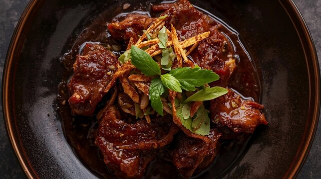 Rendang is a dish originating from the Minangkabau people of West Sumatra, Indonesia, and is a culinary heritage of the Minang ethnic group that is famous all over the world.