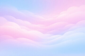 Gentle pastel sky with soft clouds