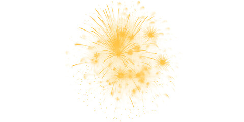 Obraz premium Sparkling golden fireworks burst brilliantly against the dark night sky a dazzling celebratory display for New Year