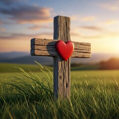 Evening's Embrace: Love and Hope's Dawn