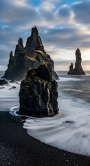 Coastal Sentinels at Dusk.