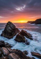 Whispers of Dawn: A Coastal Awakening