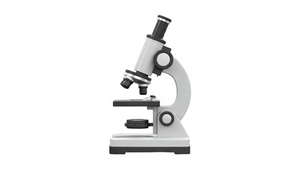 Microscope Isolated on White Background