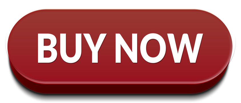 Red shiny buy now button with modern glossy effect for online store call to action design PNG Transparent Background 