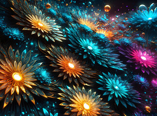 fractal burst arrangement