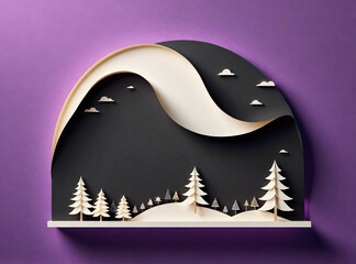 vector illustration of a christmas tree