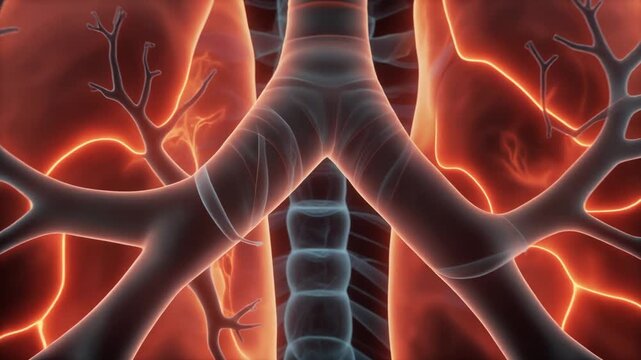 Explore the intricate structure and function of the human lungs