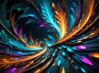 abstract fractal background