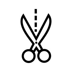 Cut icon vector image. Suitable for mobile apps, web apps and print media.