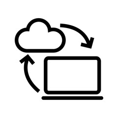 Data Share icon vector image. Suitable for mobile apps, web apps and print media.