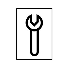 Document Settings icon vector image. Suitable for mobile apps, web apps and print media.