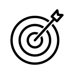 Target Marketing I icon vector image. Suitable for mobile apps, web apps and print media.