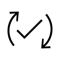 Total Quality Management icon vector image. Suitable for mobile apps, web apps and print media.