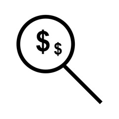 View Currency icon vector image. Suitable for mobile apps, web apps and print media.