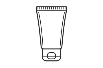 3D Rendering of a Tube with a Flip-Top Cap