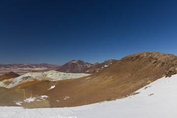 View of the Andes from Cerro Toco, Chile
