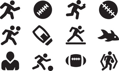 Sports and activity icon set collection