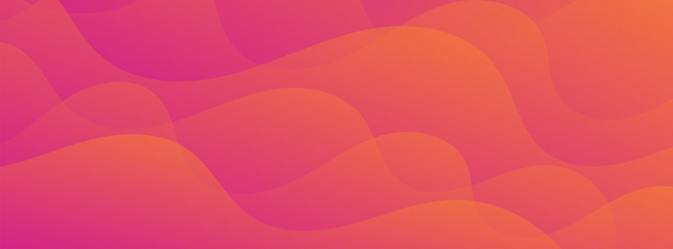 Abstract background with warm orange fluid shapes and layered gradient creating vibrant modern banner style.