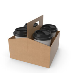 coffee cup holder carrier