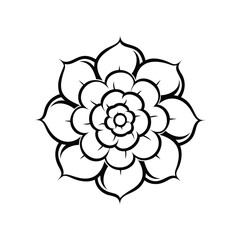 Floral Ornament Design Element Vector Blossom Pattern