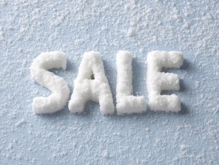 Winter season sale promotion exciting discounts on seasonal items snowy background captivating visuals
