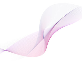 Abstract pink background featuring a digital vector design with purple curves and light violet waves in a fluid motion texture for a modern art wallpaper pattern