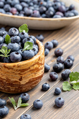 Fresh blueberry background. Blueberry Texture Close Blueberry Antioxidant Organic Superpeed Bowl Concept Healthy Nutrition