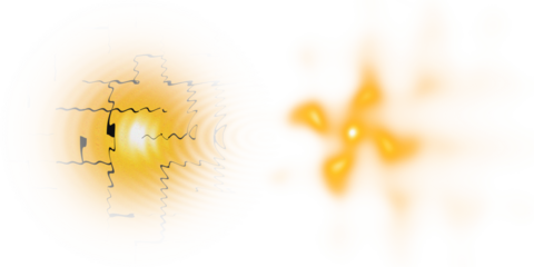 Abstract music and fire background featuring melodic notes with watercolor ink splashes and grunge paint splatter textures in a vibrant artistic vector design